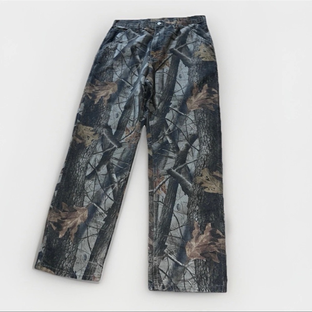 Carhartt B158 CMO RealTree Hardwoods Men’s Camo Dungaree Fit Pants 38x34